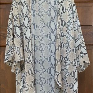 Sheer Kimono Style Cardigan